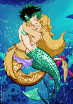 Some Mermaid Love- Midoriya X Yang by TheyCallMeJDS