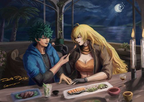 A Nice Dinner Date- Midoriya X Yang