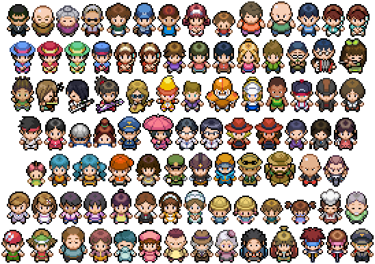 Pokemon XY trainer sprites ( I ) by Nephae on DeviantArt