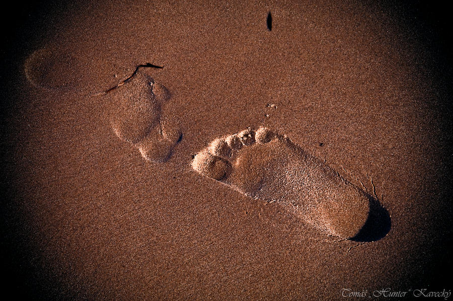 My footprint was here