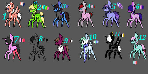 Pony adoptables::.Open