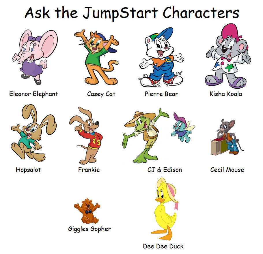 Ask the JumpStart Characters by dial102394 on DeviantArt