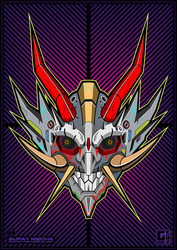 G-SUS ART  DIABLADA SUPAY MECHA V1 ART PRINT