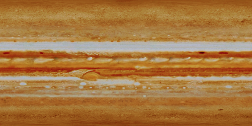 Fake Jupiter Map Jupiter texture map remastered by Planetmapmaker on DeviantArt