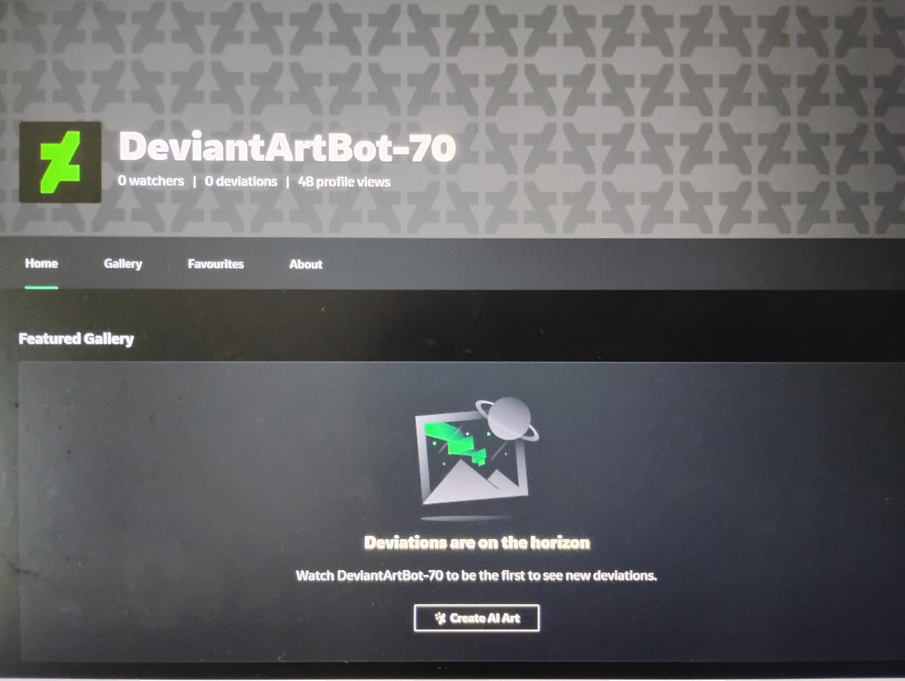 Deviantart Bot This is a bot by Planetmapmaker on DeviantArt