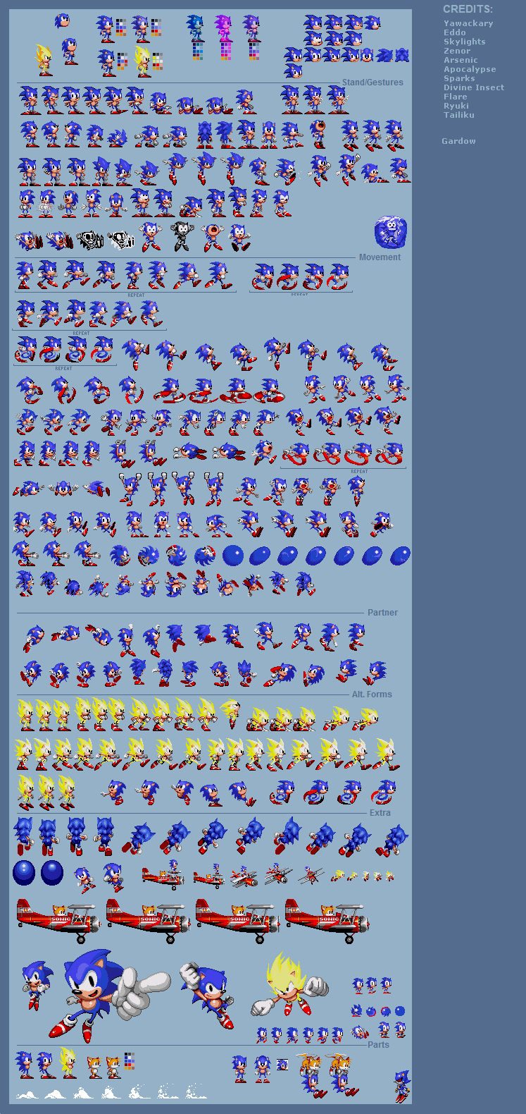 Modgen Modern Sonic V2 Sprites by MarianHedgehog on DeviantArt