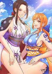 Robin and Nami