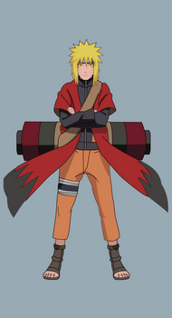 Uzumaki Naruto Sage Mode with Minato's Hair