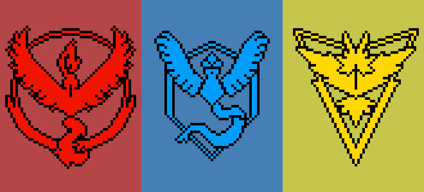 Pokemon Go Team Logos by caloyelboy on DeviantArt