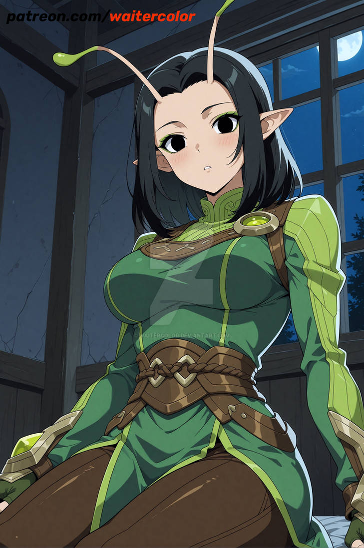 Mha Mantis Mantis by wAItercolor on DeviantArt