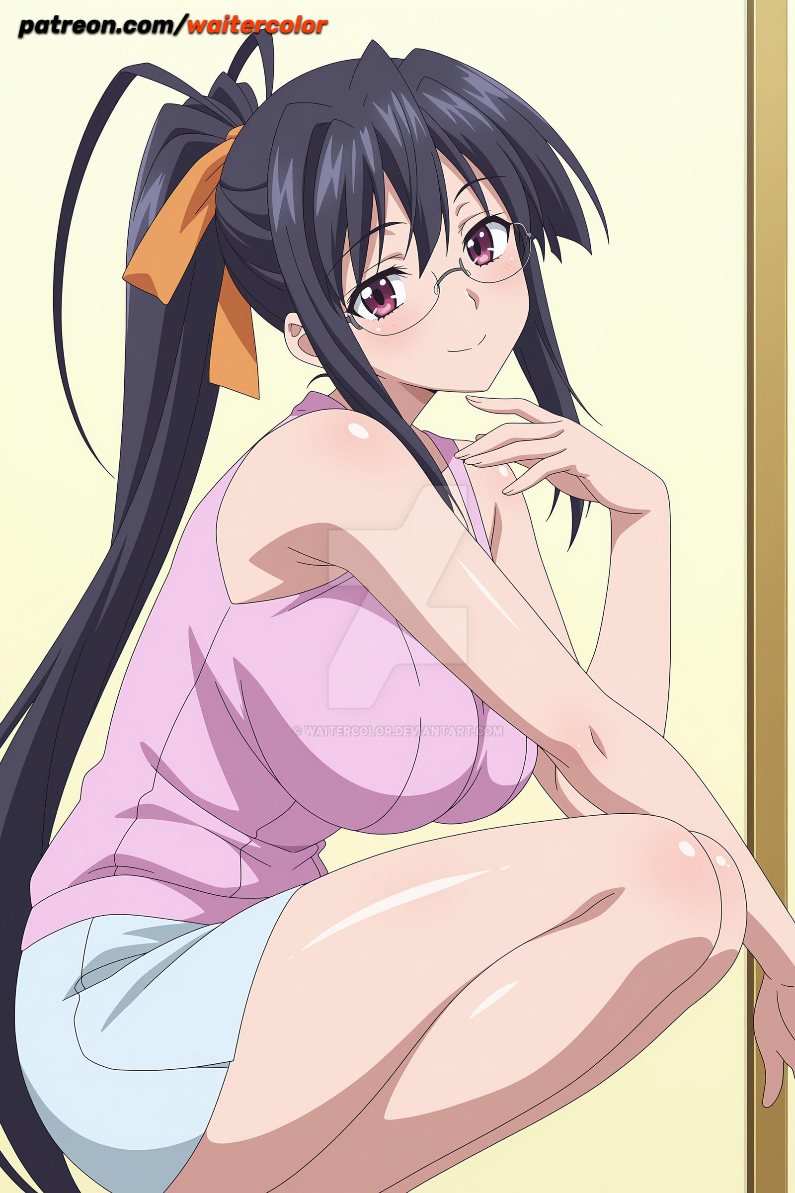 Deviantart Akeno Akeno Himejima by wAItercolor on DeviantArt