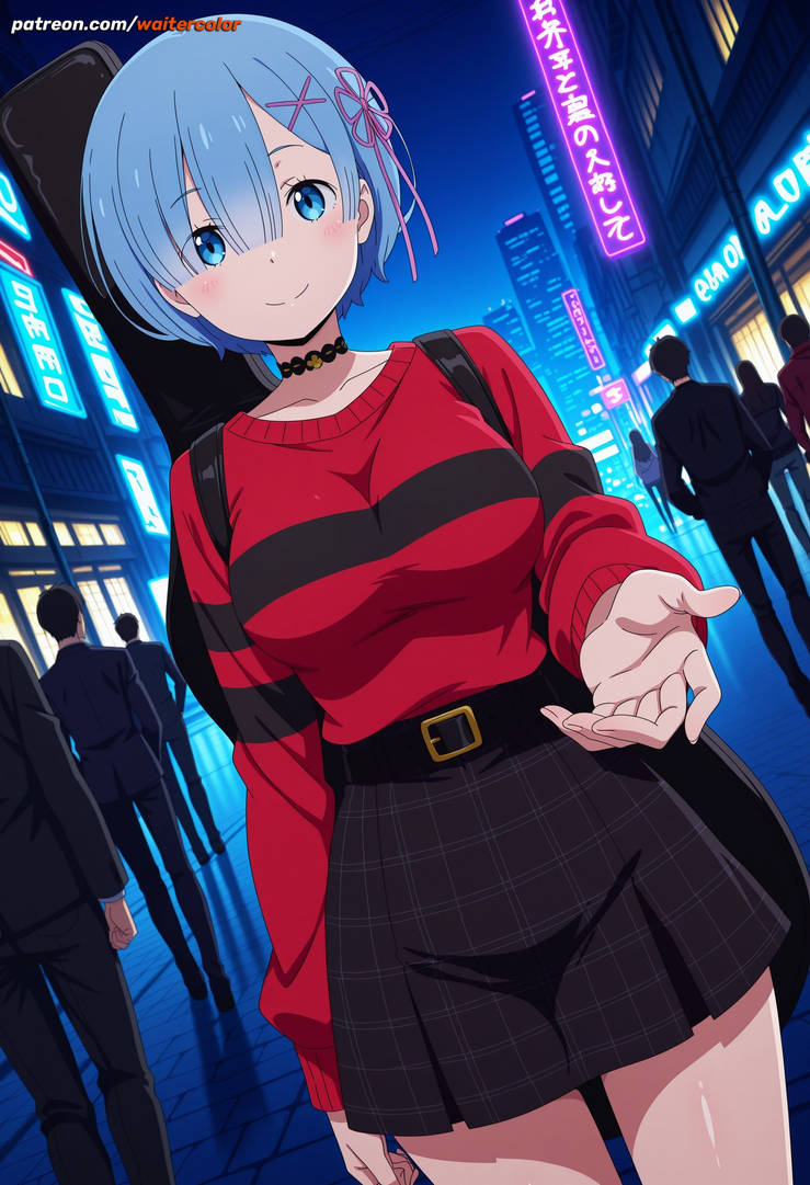 Rem by wAItercolor on DeviantArt