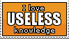 Useless knowledge