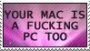 Mac equals PC