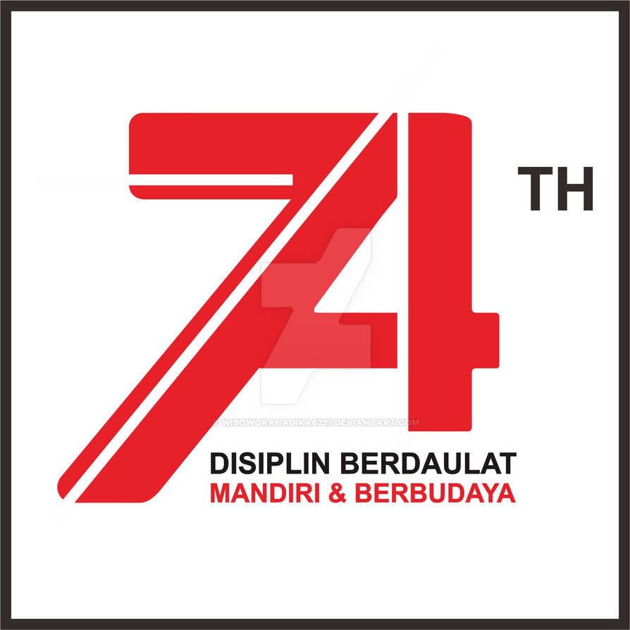Logo 74 Tahun Indonesia by wiboworahadika6227 on DeviantArt