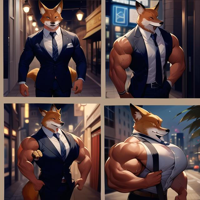 Strong Fox Animation Manly and strong fox by xShoutmon on DeviantArt