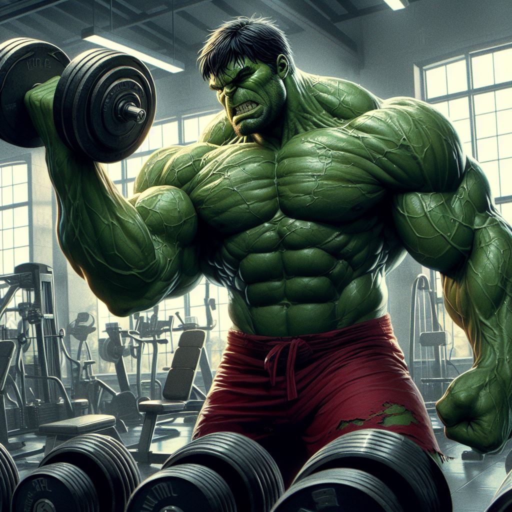 Hulk Workout Routine The Incredible Hulk Working out at the gym 2 by xShoutmon on DeviantArt
