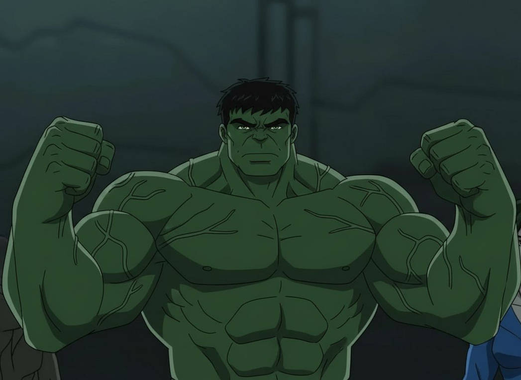 Hulk Bulking Routine The Incredible Hulk flexing his muscles by BlueFlameSaiyan on DeviantArt