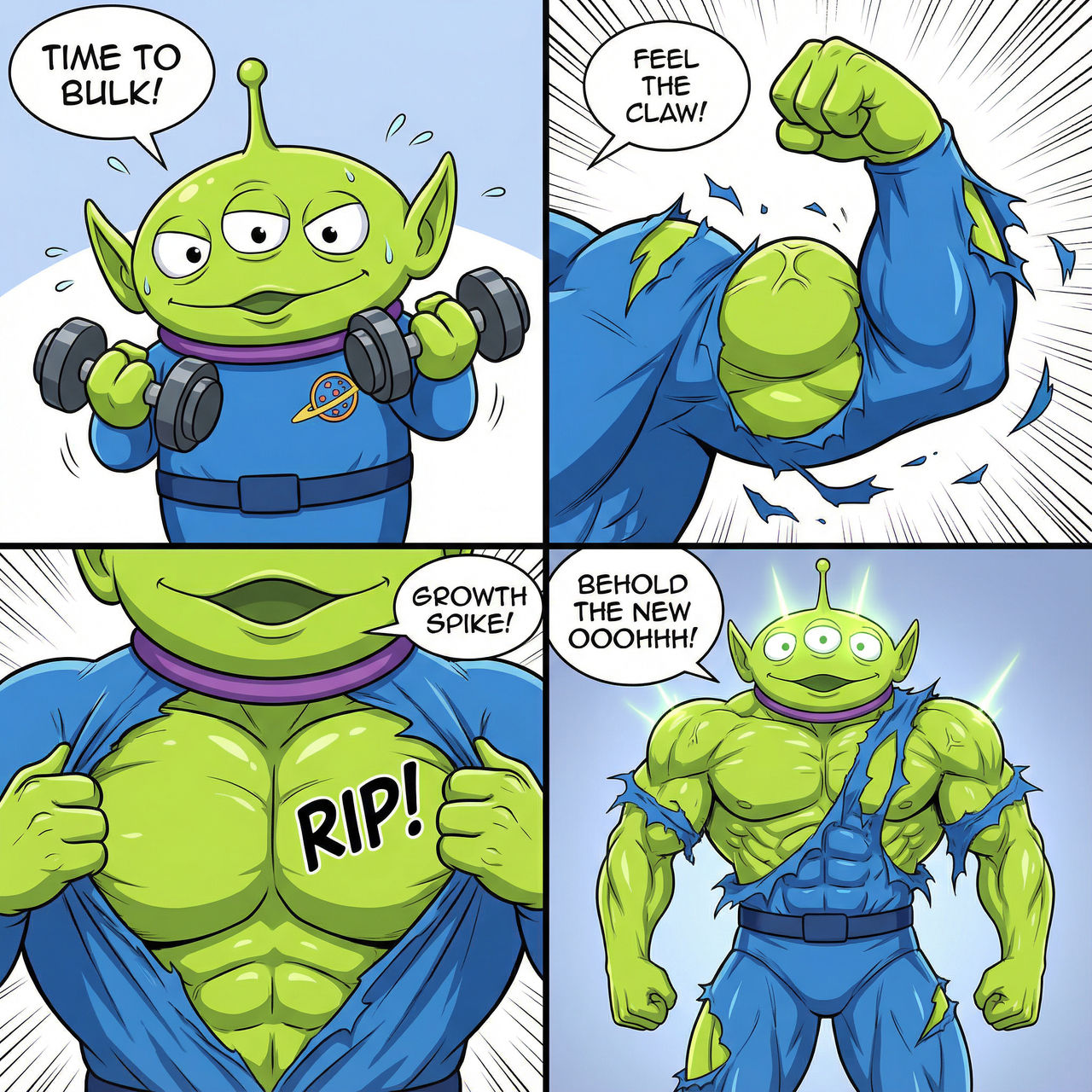 Alien Bulky Alien bulking up! by xShoutmon on DeviantArt