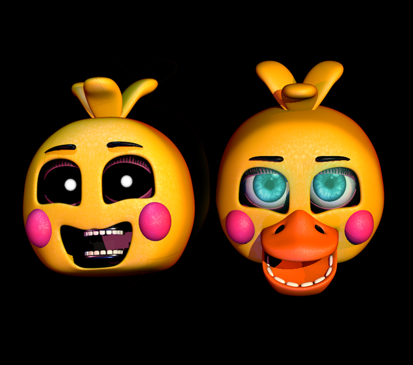 W Chica head by YinyangGio1987 on DeviantArt