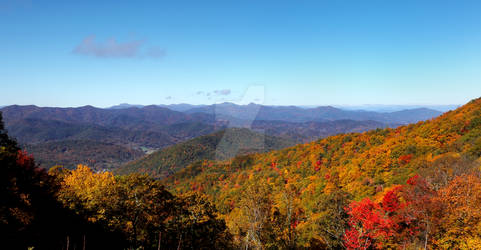 Bad Fork overlook in Fall Color