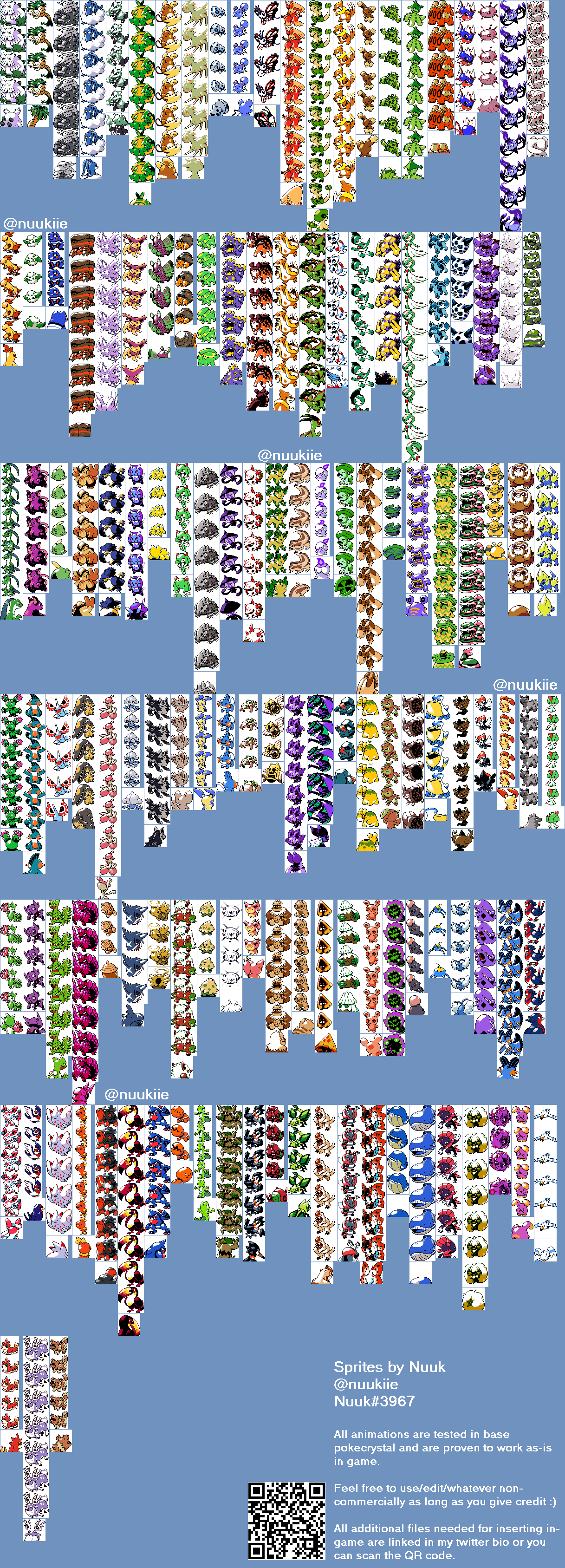 Alolan form sprites by leparagon on DeviantArt