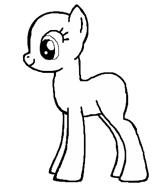 MLP basic pony base by bloostormbrony on DeviantArt