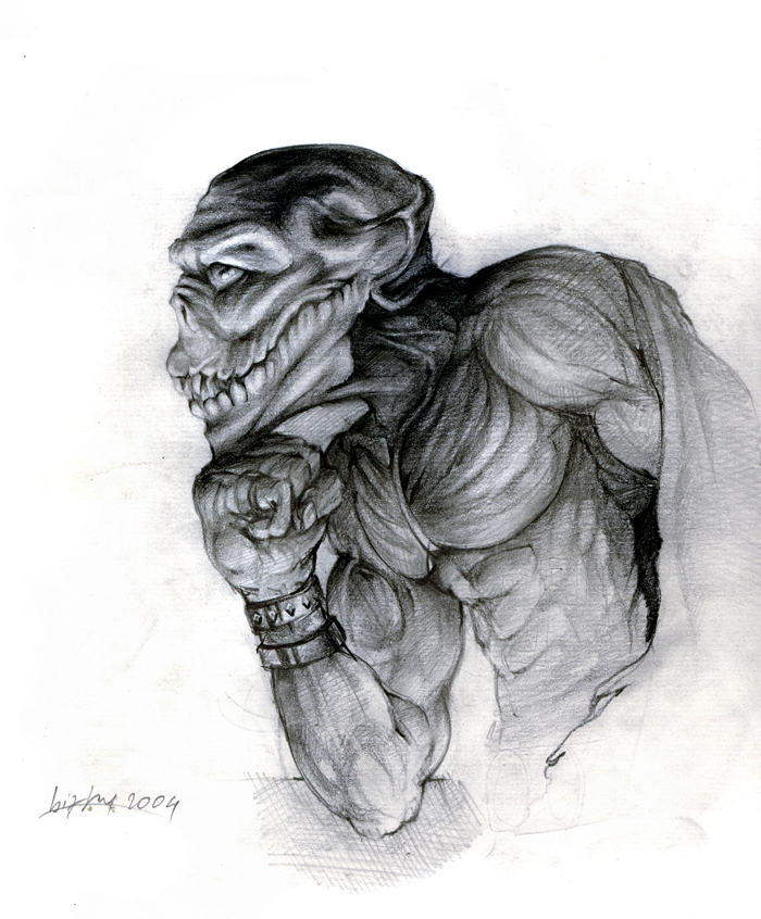 evil creature by blackdrop on DeviantArt