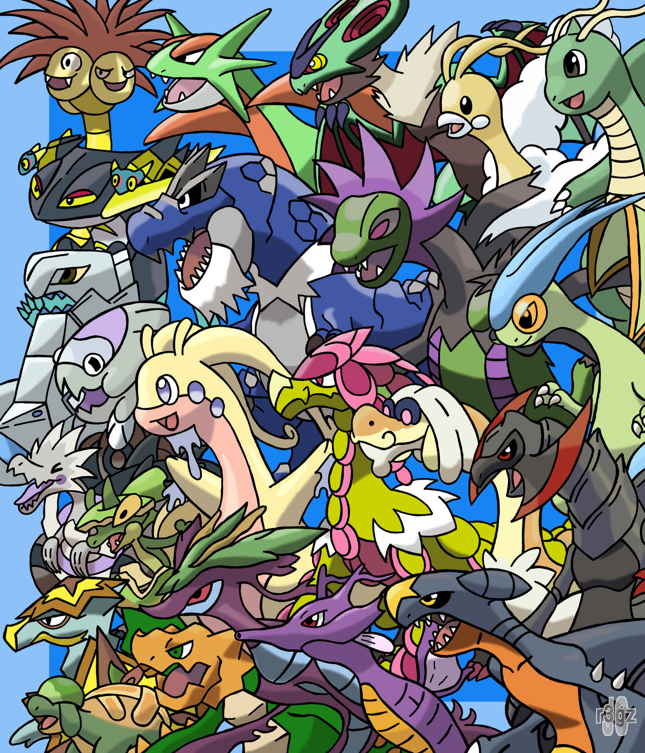 Pokemon Dragon Type (Shiny) by JCr3gz on DeviantArt