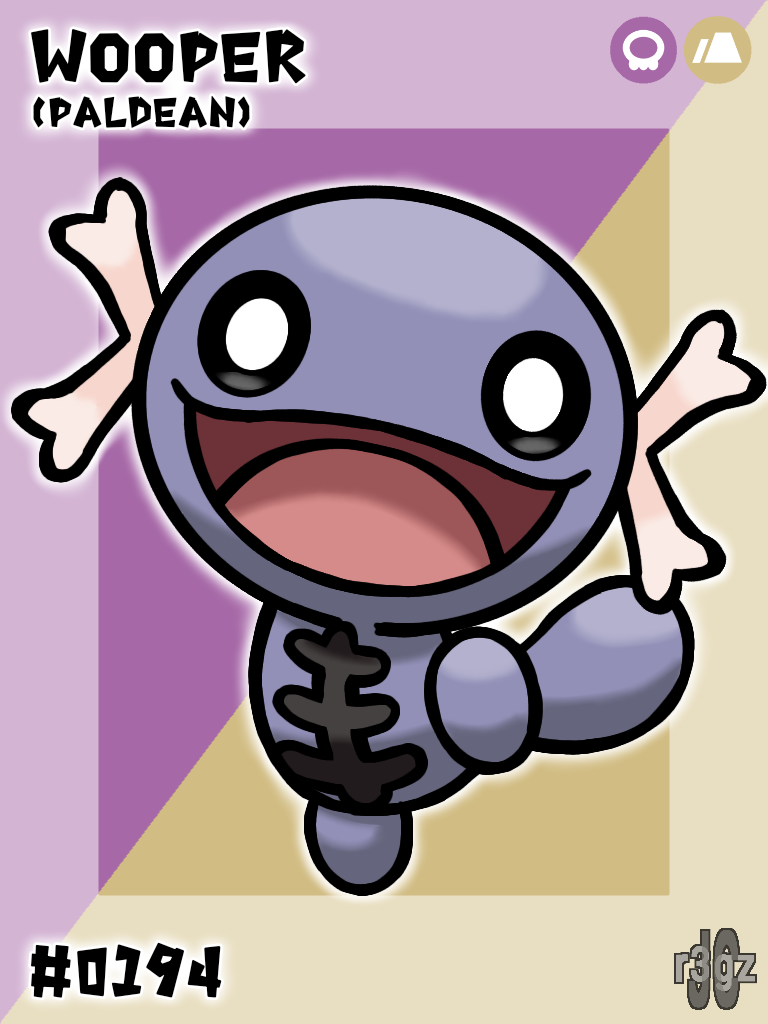 0194 - Wooper (Paldean) (Shiny) by JCr3gz on DeviantArt