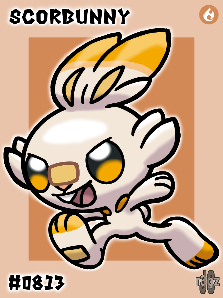 0813 Scorbunny (Shiny) by JCr3gz on DeviantArt