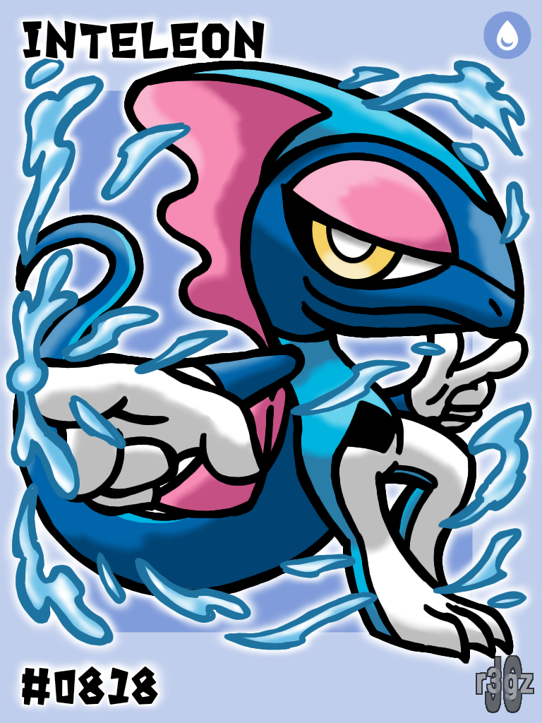 Inteleon Draw 0818 - Inteleon (Shiny) by JCr3gz on DeviantArt