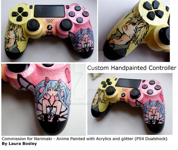 Custom Handpainted PS4 Controller