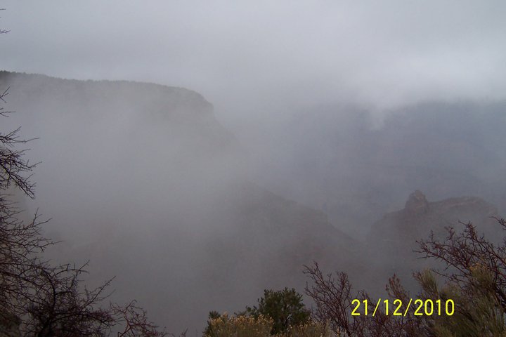 Grand Canyon just before a storm