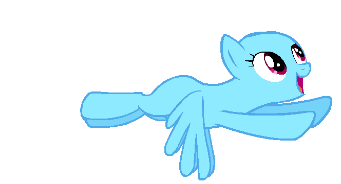 Mlp Base Pegasus Filly Flying - Estoudeferias Wallpaper