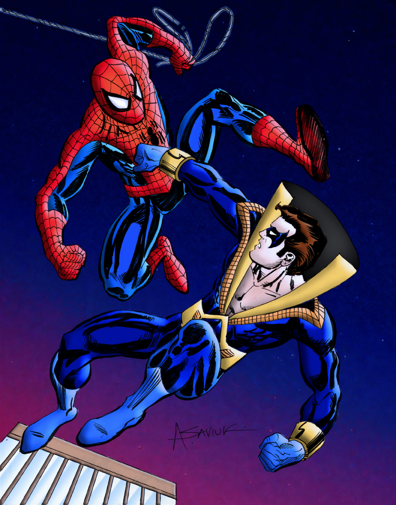 Spider-Man VS Nightwing | Colourised