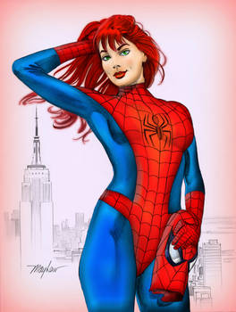 Spider-Mary Jane | Colourised