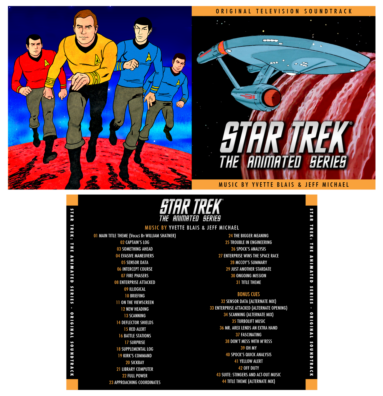 Star Trek: The Animated Series - Soundtrack Cover by Cotterill23 on DeviantArt Star Trek: The Animated Series - Soundtrack Cover by Cotterill23 on DeviantArt