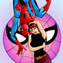 Spider-Man and Mary Jane Pin-Up | Colourised