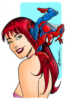 Mary Jane by Alex Saviuk | Colourised