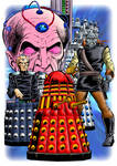 Davros and the Daleks Pin-Up | Colourised by Cotterill23