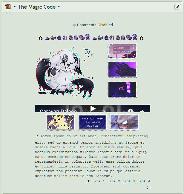 70 Shades of Purple --- f2u page code by katty-wag0n on DeviantArt