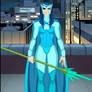 Dream Fighters:Blue Sorceress Magic Staff