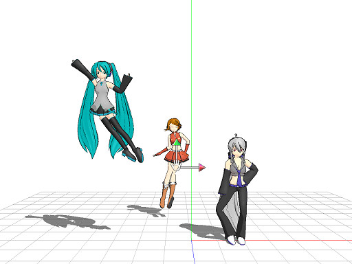 My first try on MMD