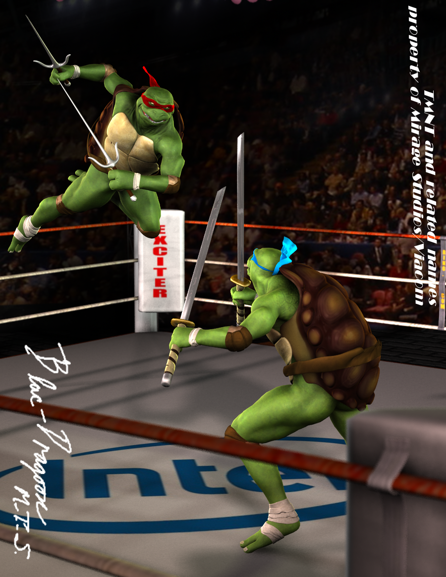 Leo Vs Raph TMNT - Raph vs Leo: Public Brawl by Blac-Dragoon on DeviantArt