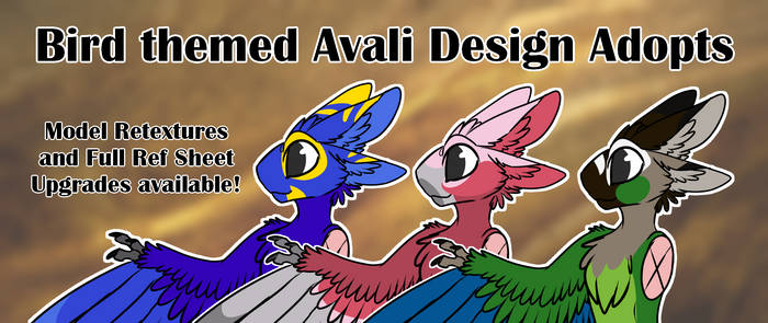 Bird Themed Avali Adopts!