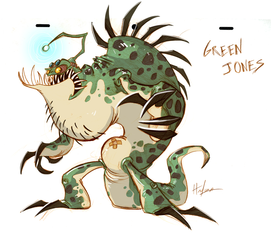 Green Jones -art trade-