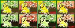 Chikorita GB1 and 2 + Shiny (Neo Series)