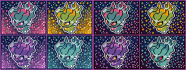Misdreavus GB1 and 2 + Shiny (Neo Series)