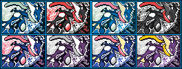 Greninja GB1 and 2 + Shiny (XY)